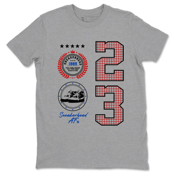 Sneaker match tees – Sneaker Tees To Match Jordan 4 Retro Rare Air Shoes – Sneaker Emblem Tee Heather Grey 2