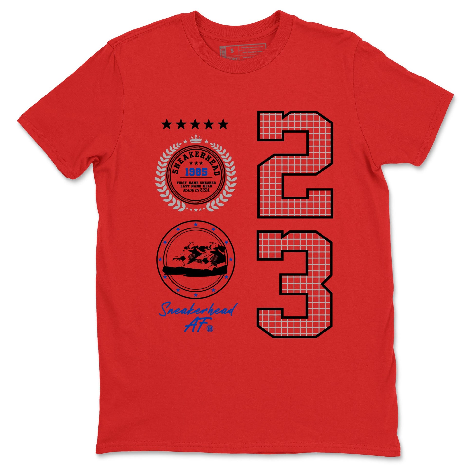 Sneaker match tees – Sneaker Tees To Match Jordan 4 Retro Rare Air Shoes – Sneaker Emblem Tee Red 2