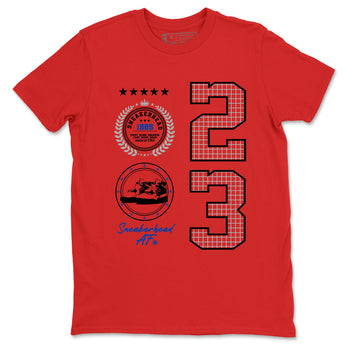 Sneaker match tees – Sneaker Tees To Match Jordan 4 Retro Rare Air Shoes – Sneaker Emblem Tee Red 2