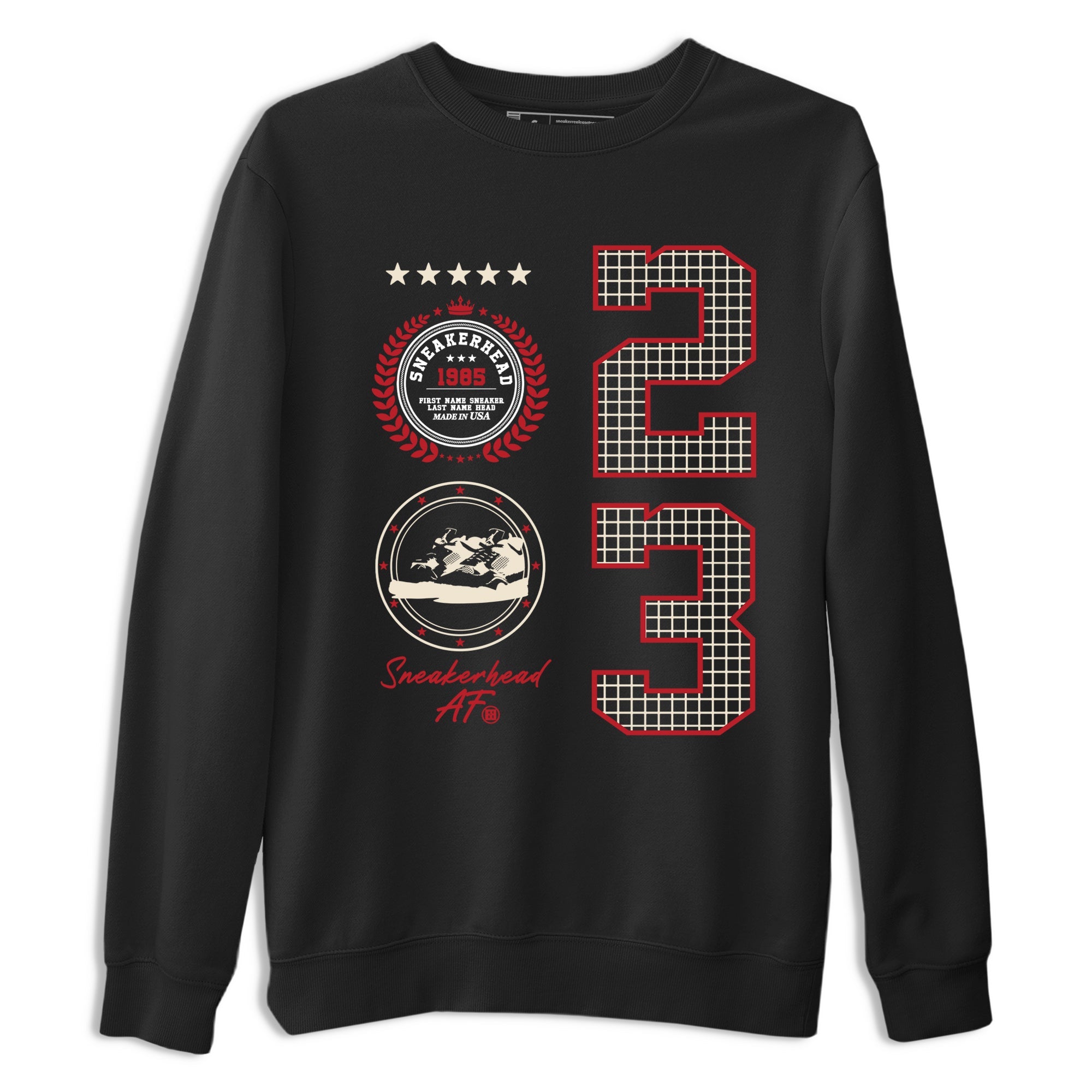 Best Sneakerfits graphic tee – Perfect Valentine's Day outfits to match Air Jordan 4 Valentines Day – Sneaker Emblem Tee Black 2