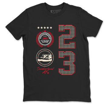 Best Sneakerfits graphic tee – Perfect Valentine's Day outfits to match Air Jordan 4 Valentines Day – Sneaker Emblem Tee Black 2