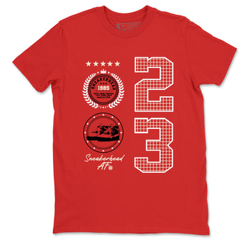 Best Sneakerfits graphic tee – Perfect Valentine's Day outfits to match Air Jordan 4 Valentines Day – Sneaker Emblem Tee Red 2