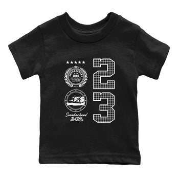 AJ4 White Thunder shirts to match jordans Sneaker Emblem sneaker match tees Air Jordan 4 White Thunder SNRT Sneaker Tees streetwear brand Baby and Youth Black 2 cotton tee