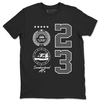 AJ4 White Thunder shirts to match jordans Sneaker Emblem sneaker match tees Air Jordan 4 White Thunder SNRT Sneaker Tees streetwear brand Black 2 unisex cotton tee