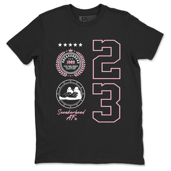 Sneaker Emblem sneaker match t-shirt styled to complete your fit with the Air Jordan 5 35th Anniversary sneakers, shown in Black 2.