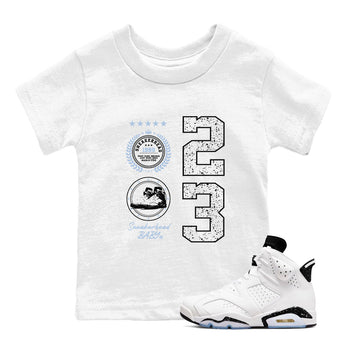 6s White Black shirt to match jordans Sneaker Emblem sneaker tees Air Jordan 6 White Black SNRT sneaker release tees baby toddler White 1 cotton Shirt