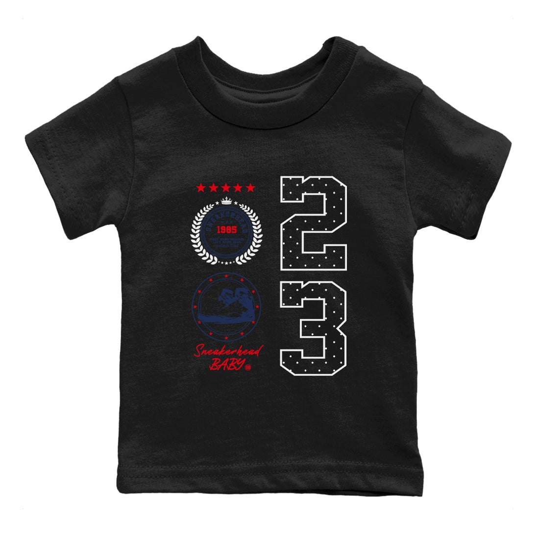 6s White And Midnight Navy shirts to match jordans Sneaker Emblem sneaker match tees Air Jordan 6 White And Midnight Navy SNRT Sneaker Tees streetwear brand Baby and Youth Black 2 cotton tee