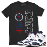 6s White And Midnight Navy shirts to match jordans Sneaker Emblem sneaker match tees Air Jordan 6 White And Midnight Navy SNRT Sneaker Tees streetwear brand Black 1 unisex cotton tee