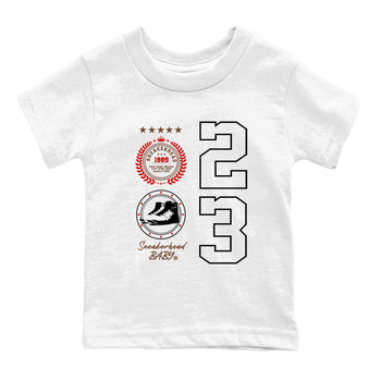 9s Olive shirts to match jordans Sneaker Emblem sneaker match tees Air Jordan 9 Olive match shoes to clothes SNRT Sneaker Tees Youth Baby White 2 tee