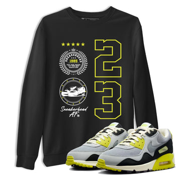 Sneaker Emblem sneaker match t-shirt styled to complete your fit with the Air Max 90 Cyber sneakers, shown in Black 1.