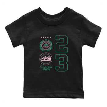 Dunk Low Medium Soft Pink Malachite shirt to match jordans Sneaker Emblem sneaker tees Dunks Medium Soft Pink Malachite Streetwear Brand SNRT Sneaker Release Tees baby toddler Black 2 cotton Shirt