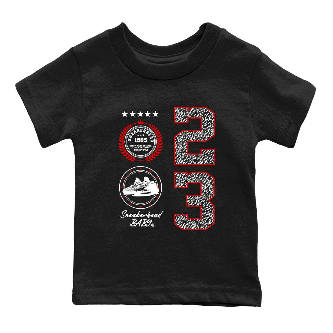 Yeezy 350 Zebra shirts to match jordans Sneaker Emblem sneaker match tees Yeezy 350 Zebra match shoes to clothes SNRT Sneaker Tees Youth Baby Black 2 tee