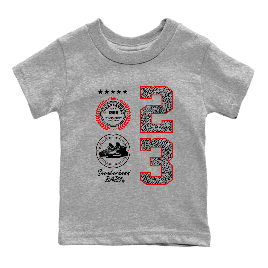 Yeezy 350 Zebra shirts to match jordans Sneaker Emblem sneaker match tees Yeezy 350 Zebra match shoes to clothes SNRT Sneaker Tees Youth Baby Heather Grey 2 tee