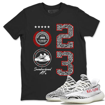 Yeezy 350 Zebra shirts to match jordans Sneaker Emblem sneaker match tees Yeezy 350 Zebra match shoes to clothes SNRT Sneaker Tees unisex cotton Black 1 shirts