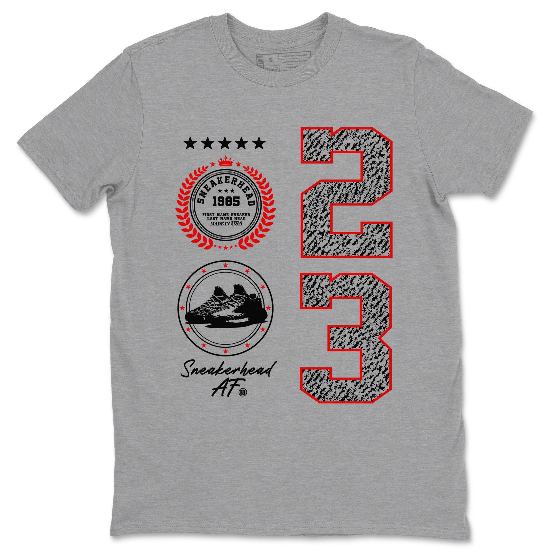 Yeezy 350 Zebra shirts to match jordans Sneaker Emblem sneaker match tees Yeezy 350 Zebra match shoes to clothes SNRT Sneaker Tees unisex cotton Heather Grey 2 shirts