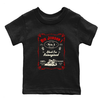 Air Jordan 1 High OG Black Toe Reimagined shirts to match jordans Sneaker Label sneaker match tees 1s Black Toe Reimagined Sneaker Shirts SNRT Sneaker Tees streetwear brand Baby and Youth Black 2 cotton tee