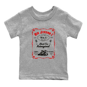 Air Jordan 1 High OG Black Toe Reimagined shirts to match jordans Sneaker Label sneaker match tees 1s Black Toe Reimagined Sneaker Shirts SNRT Sneaker Tees streetwear brand Baby and Youth Heather Grey 2 cotton tee