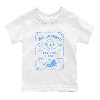 AJ11 Retro Legend Blue shirts to match jordans Sneaker Label best t shirts to wear with jordans 11s Legend Blue match shoes to clothes SNRT Sneaker Tees Youth Baby White 2 tee