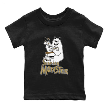 Air Force 1 Ivory Snake shirt to match jordans Sneaker Monster sneaker tees Air Force 1 Ivory Snake SNRT sneaker release tees baby toddler Black 2 cotton Shirt