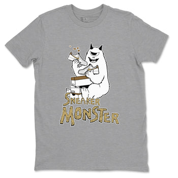 Air Force 1 Ivory Snake shirt to match jordans Sneaker Monster sneaker tees Air Force 1 Ivory Snake SNRT Sneaker Release Tees unisex cotton Heather Grey 2 crew neck shirt