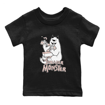 11s Legend Pink shirt to match jordans Sneaker Monster sneaker tees Air Jordan 11 Legend Pink SNRT sneaker release tees baby toddler Black 2 cotton Shirt