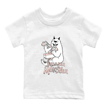 11s Legend Pink shirt to match jordans Sneaker Monster sneaker tees Air Jordan 11 Legend Pink SNRT sneaker release tees baby toddler White 2 cotton Shirt
