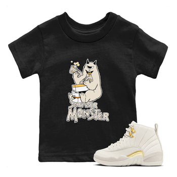 12s Phantom shirts to match jordans Sneaker Monster sneaker match tees Air Jordan 12 WMNS Phantom match shoes to clothes SNRT Sneaker Tees Youth Baby Black 1 tee