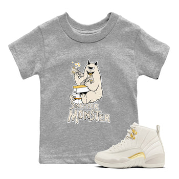 12s Phantom shirts to match jordans Sneaker Monster sneaker match tees Air Jordan 12 WMNS Phantom match shoes to clothes SNRT Sneaker Tees Youth Baby Heather Grey 1 tee