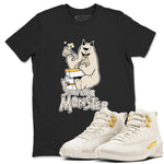 12s Phantom shirts to match jordans Sneaker Monster sneaker match tees Air Jordan 12 WMNS Phantom match shoes to clothes SNRT Sneaker Tees unisex cotton Black 1 shirts