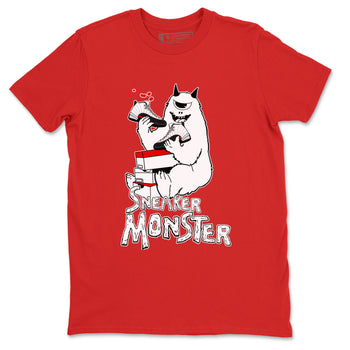 Air Jordan 12 Retro Taxi Flip shirts to match jordans Sneaker Monster sneaker match tees 12s Red Taxi SNRT sneaker release Tees unisex cotton Red 2 crew neck shirt