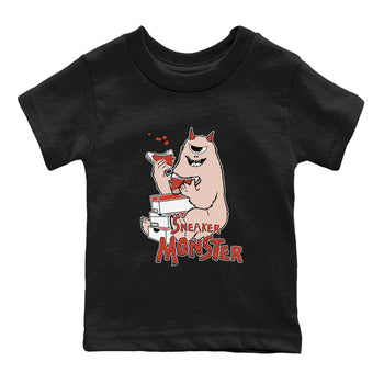 13s Dune Red shirts to match jordans Sneaker Monster sneaker match tees Air Jordan 13 Dune Red SNRT Sneaker Tees streetwear brand Baby and Youth Black 2 cotton tee