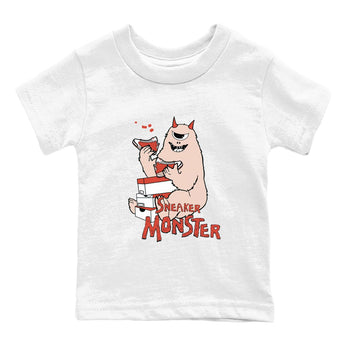 13s Dune Red shirts to match jordans Sneaker Monster sneaker match tees Air Jordan 13 Dune Red SNRT Sneaker Tees streetwear brand Baby and Youth White 2 cotton tee