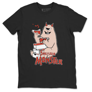 13s Dune Red shirts to match jordans Sneaker Monster sneaker match tees Air Jordan 13 Dune Red SNRT Sneaker Tees streetwear brand Black 2 unisex cotton tee