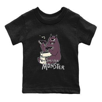 AJ3 A Ma Maniere x Black shirts to match jordans Sneaker Monster sneaker match tees A Ma Maniere x Air Jordan 3 “Black” SNRT Sneaker Tees streetwear brand Baby and Youth Black 2 cotton tee