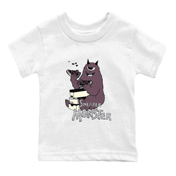 AJ3 A Ma Maniere x Black shirts to match jordans Sneaker Monster sneaker match tees A Ma Maniere x Air Jordan 3 “Black” SNRT Sneaker Tees streetwear brand Baby and Youth White 2 cotton tee
