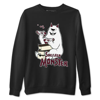 3s A Ma Maniere x Burgundy Crush shirts to match jordans Sneaker Monster sneaker match teesA Ma Maniére x Air Jordan 3 "Burgundy Crush" SNRT Sneaker Tees streetwear brand Black 2 unisex cotton tee