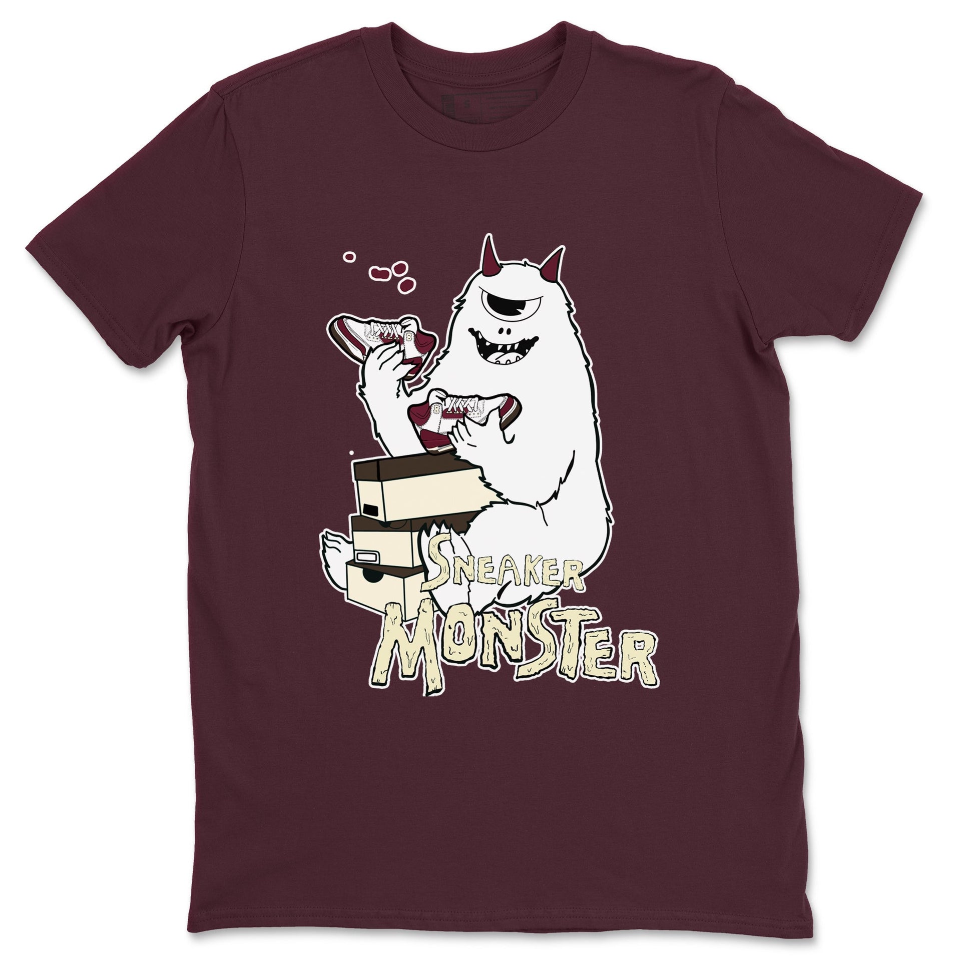 3s A Ma Maniere x Burgundy Crush shirts to match jordans Sneaker Monster sneaker match teesA Ma Maniére x Air Jordan 3 "Burgundy Crush" SNRT Sneaker Tees streetwear brand Maroon 2 unisex cotton tee