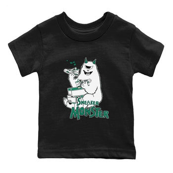 4s Oxidized Green shirts to match jordans Sneaker Monster sneaker match tees Air Jordan 4 Oxidized Green SNRT Sneaker Tees streetwear brand Baby and Youth Black 2 cotton tee