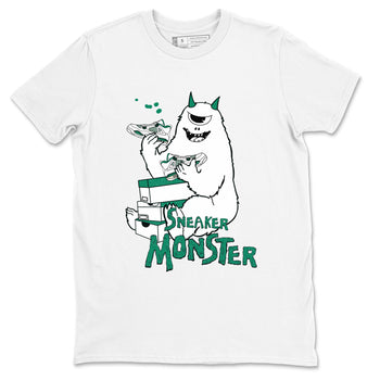 4s Oxidized Green shirts to match jordans Sneaker Monster sneaker match tees Air Jordan 4 Oxidized Green SNRT Sneaker Tees streetwear brand White 2 unisex cotton tee