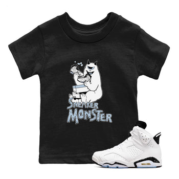 Air Jordan 6 Reverse Oreo shirts to match jordans Sneaker Monster sneaker match tees Air Jordan 6 White Black SNRT sneaker release tees baby toddler Black 1 cotton Shirt