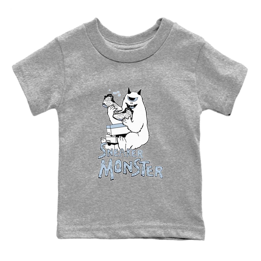 Air Jordan 6 Reverse Oreo shirts to match jordans Sneaker Monster sneaker match tees Air Jordan 6 White Black SNRT sneaker release tees baby toddler Heather Grey 2 cotton Shirt