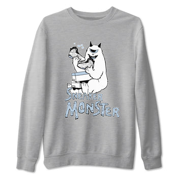 Air Jordan 6 Reverse Oreo shirts to match jordans Sneaker Monster sneaker match tees Air Jordan 6 White Black SNRT Sneaker Release Tees unisex cotton Heather Grey 2 crew neck shirt
