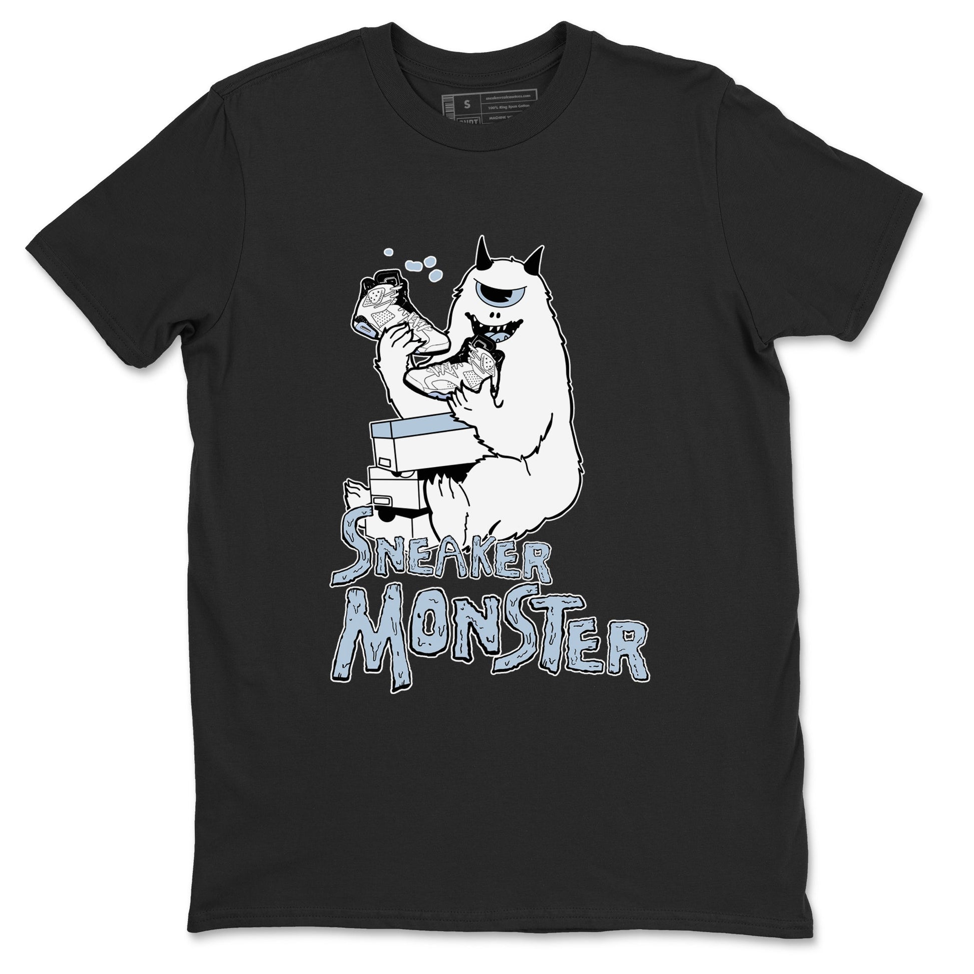 Air Jordan 6 Reverse Oreo shirts to match jordans Sneaker Monster sneaker match tees Air Jordan 6 White Black SNRT Sneaker Release Tees unisex cotton Black 2 crew neck shirt