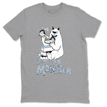 Air Jordan 6 Reverse Oreo shirts to match jordans Sneaker Monster sneaker match tees Air Jordan 6 White Black SNRT Sneaker Release Tees unisex cotton Heather Grey 2 crew neck shirt