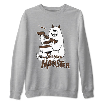 Yeezy Slide Flax shirts to match jordans Sneaker Monster sneaker match tees Yeezy Slide Flax SNRT Sneaker Tees streetwear brand Heather Grey 2 unisex cotton tee