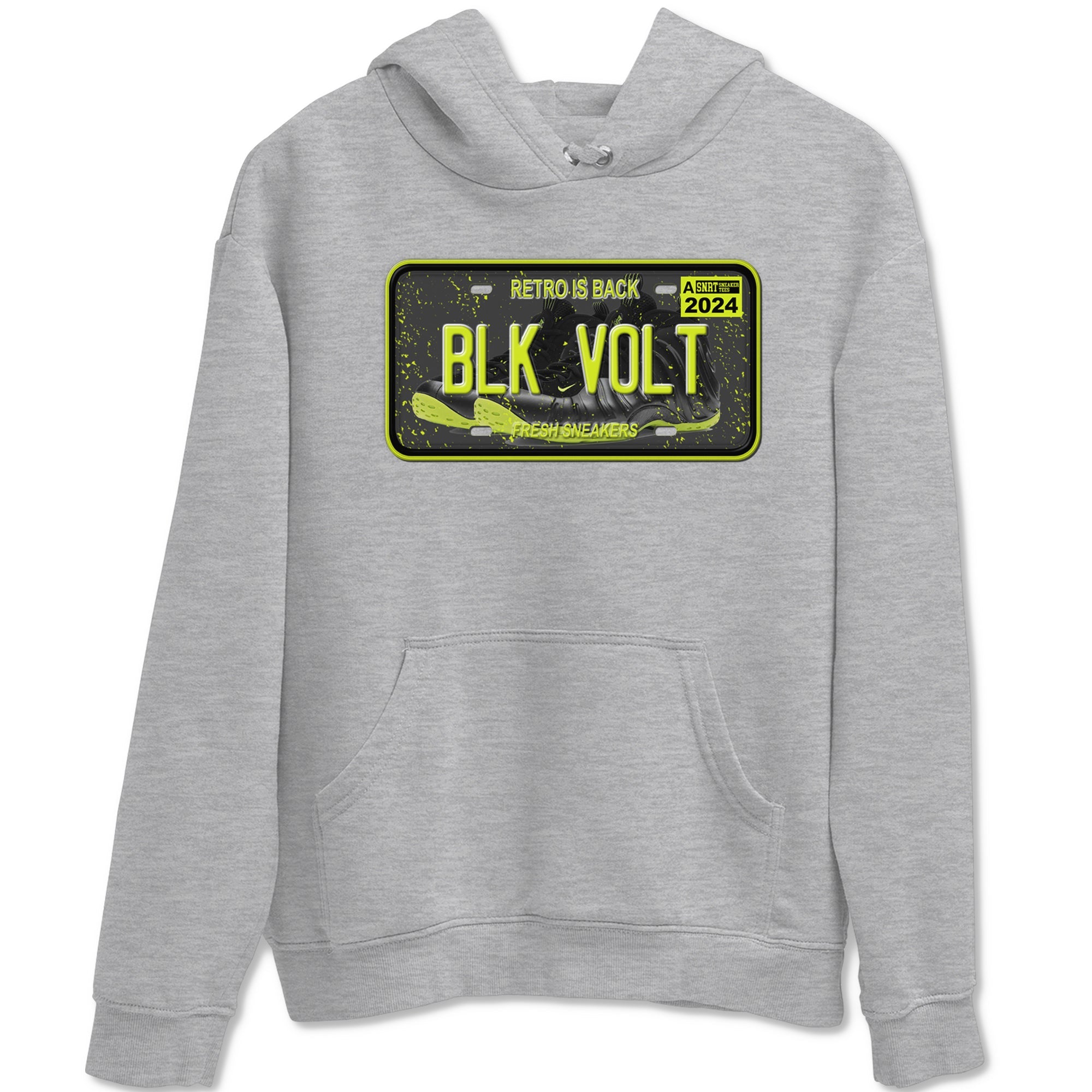 Foams One Black Volt shirts to match jordans Sneaker Plate sneaker match tees Air Foamposite One Black and Volt match shoes to clothes SNRT Sneaker Tees unisex cotton Heather Grey 2 shirts