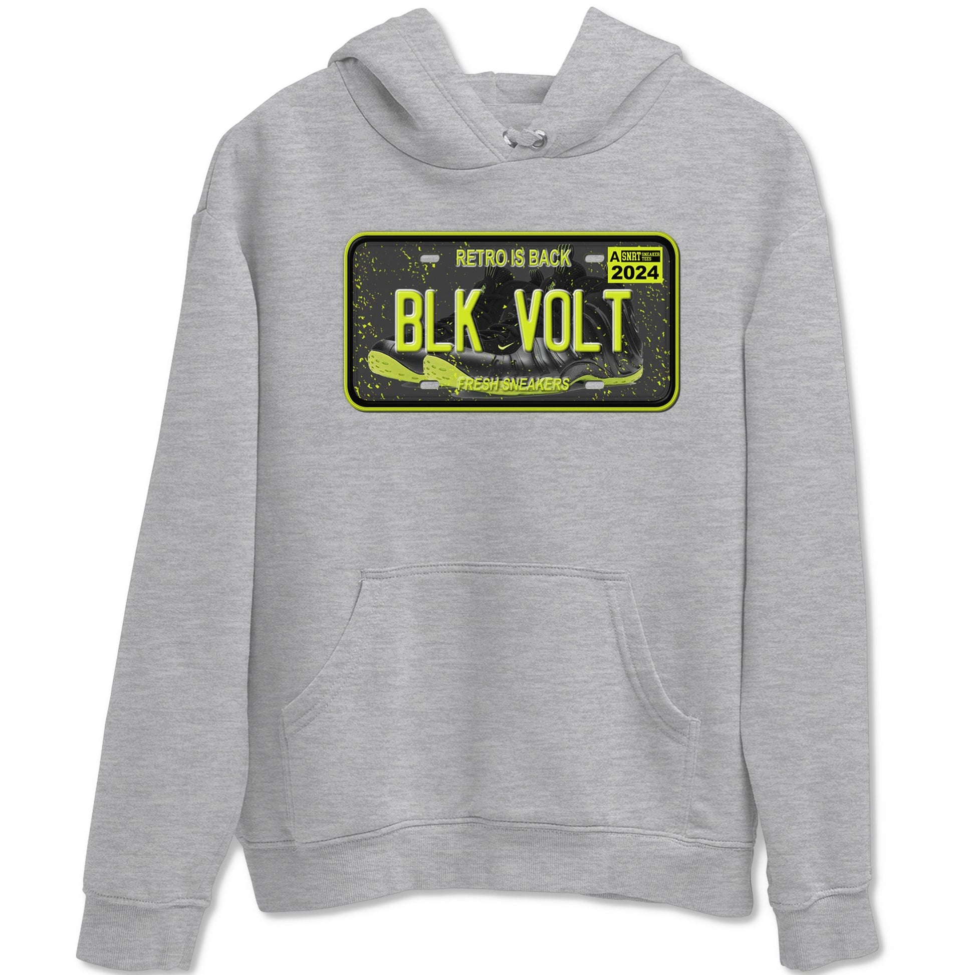 Foams One Black Volt shirts to match jordans Sneaker Plate sneaker match tees Air Foamposite One Black and Volt match shoes to clothes SNRT Sneaker Tees unisex cotton Heather Grey 2 shirts