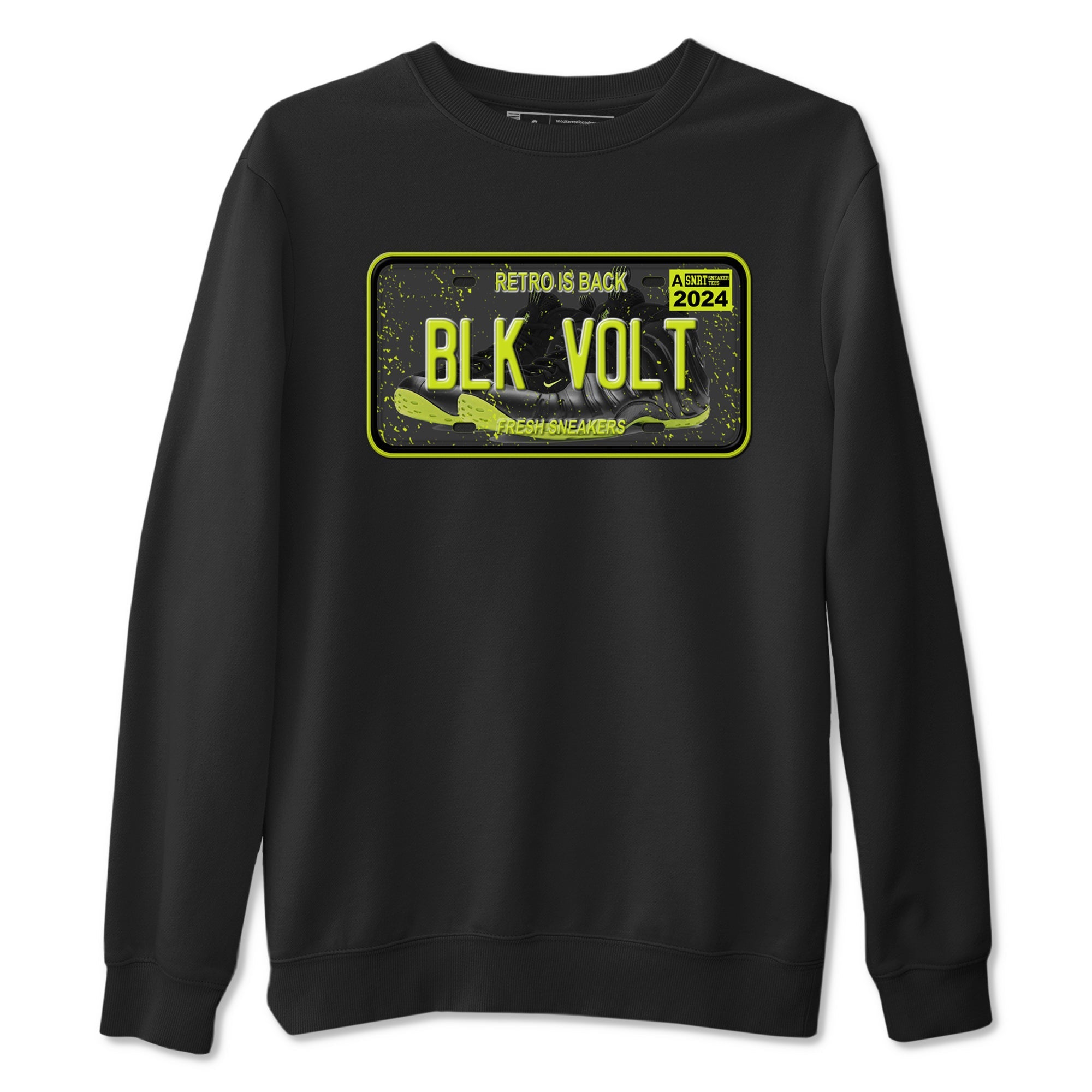 Foams One Black Volt shirts to match jordans Sneaker Plate sneaker match tees Air Foamposite One Black and Volt match shoes to clothes SNRT Sneaker Tees unisex cotton Black 2 shirts