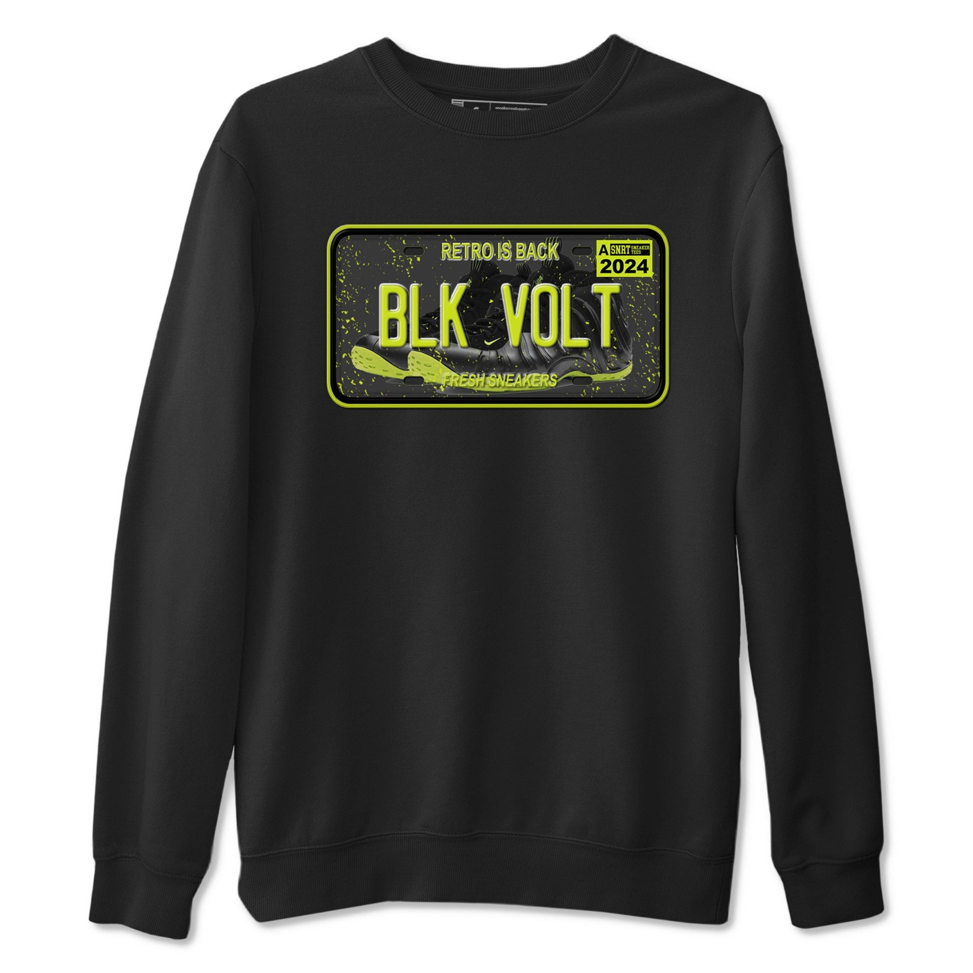 Foams One Black Volt shirts to match jordans Sneaker Plate sneaker match tees Air Foamposite One Black and Volt match shoes to clothes SNRT Sneaker Tees unisex cotton Black 2 shirts