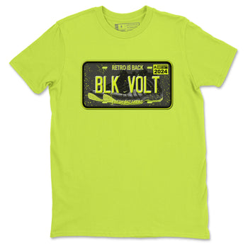 Foams One Black Volt shirts to match jordans Sneaker Plate sneaker match tees Air Foamposite One Black and Volt match shoes to clothes SNRT Sneaker Tees unisex cotton Safety Green 2 shirts